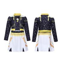 K-POP Cosplay Kostiumas Raganų Medžiotojai juodai auksinis Kostiumas Žaidžiantis Rumi Demonų Medžiotojas Helovino Šou Kostiumas A 160cm (adult) black