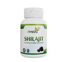 Nveda Shilajit kapsulės, Ajurvedinis Shilajit ištvermei ir jėgai, Originalus Shilajit padeda didinti našumą, energiją ir imunitetą 60 kapsulių
