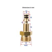 M22 Adapter Quick Connect Converter Hose To Karcher LAVOR STIHL Nilfisk High Pressure Wash Gun beige
