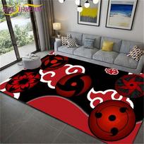 Anime Naruto neslystantys kilimėliai svetainei Patogus kilimas Minkštas grindų kilimėlis Miegamojo kilimėlio plotas Kilimėlis namams Didelis pūkuotas kilimėlis 40cm x 60cm gray
