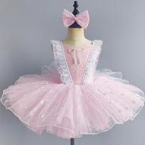 Ballet Tutu Dress Girl Dance Skirts Skirt Ballet Blue Princess 110cm rožinė