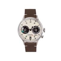 [TACS] SOODA TS2302B Watch, 38mm, Solar, Leather, Brown