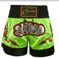 Martial Arts Shorts Muay Thai Boxing MMA Training Breathable Quick-Dry Combat Pants Unisex Adult XXXS black