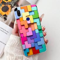 For Cover Xiaomi Redmi 7 7A Case Luxury Painted Soft Clear Silicone TPU Shockproof Cover For Xiaomi Redmi Note 7 Pro Note7 Coque Redmi 7A orange