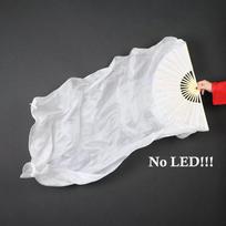 1,5 metro LED pilvo šokio šilkinė vėduoklė spalvingas šydas šviečianti vėduoklė moterims dešinės kairės rankos vėduoklė scenos pasirodymų rekvizitai Left Hand