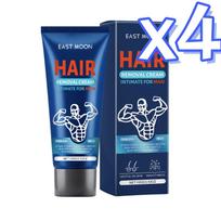 East Moon Men Hair Removal Cream Intimate Areas Painless Removal Reduce Redness Non Irritating Body Skin Hair Growth Inhibitor blue