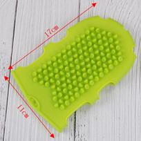 1Pc Silicone Massage Scrub Gloves For Peeling Body Bath Brush Exfoliating Gloves 1 color random green