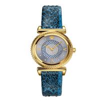 Versace Women's Motif Vintage Logo Diamonds Quartz Watch VERE01018 sidabras