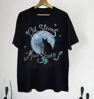 Cat Stevens Moon Shadow Unisex Medvilniniai Marškinėliai Visų Dydžių. Unisex marškinėliai XXXL gray