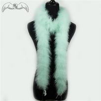 2 metrai 35 g pūkuotų kalakutų plunksnų Boa Marabou plunksnų juostelė plonai vakarinei suknelei / drabužiams / skarai / cosplay dekoravimui 1pc gray