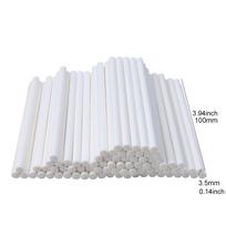 100pcs/set Paper Lollipop Sticks For Lollipops Cake Pop Sticks Accessories Kitchenware Candy Making Tools Pop Stand Holder TMZ white