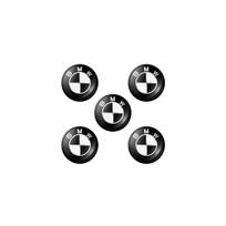 11/14mm Aliuminio Automobilio Nuotolinio Rakto Lipdukas Emblema Aksesuarai BMW 50-mečiui Kith F30 F10 E90 E34 E53 E61 E62 E93 GT X3 E46 X5 X6 E30 CVB4 (as the picture,11mm)