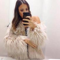 Pūkuoti dirbtiniai kailiniai moteriški paltai žiemai šilti elegantiški laisvi vakariniai naktinis klubas Velvet Parka paltas XXXL