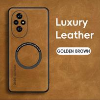 For Honor 200 200 Pro 200 Lite Fine Hole Sheepskin Magnetic TPU Soft Edge Anti-Drop Anti Fingerprint Phone Case For Honor 200 Lite geltona