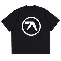 2026 Unisex marškinėliai Aphex Twin marškinėliai Medvilnės spaudiniai Oversized Y2k Gatvės stiliaus marškinėliai Trumpomis rankovėmis viršutiniai drabužiai Korėjietiška mada Estetiški drabužiai S smėlis