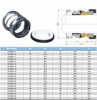 Inner Diameter Sizes SIC/Carbon Ring NBR Seal Mechanical Seal Shaft Seal Water Seal Single Coil Spring For Water Pump 560 18mm white