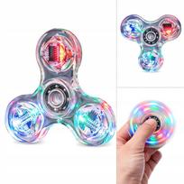 Fidget Spinner LED Colorful Glowing Anti-Stress Toy For Kids