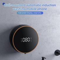 Automatic Foaming Hand Soap Dispenser Touchless Wall Mount No Drilling 260ml Multifunctional Rechargeable Foam Soap juoda