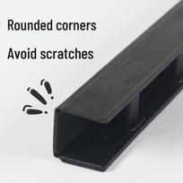 Ten-Hole A4 Plastic Binding Clips for Office Documents 5mm 100 pieces for <50 pages juoda