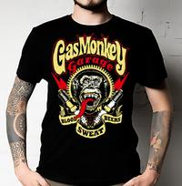 Gas Monkey Garage Oficialus GMG Logotipas Fast N Loud Unisex Marškinėliai Unisex Marškinėliai S įvairiaspalvis
