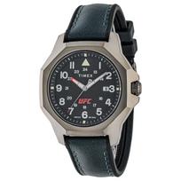 TIMEX UFC Kvarcinis 10 ATM Atsparus vandeniui Mineralinis Juodas TW2V85700 Vyriškas Laikrodis, Atsparus, Stiklas, Ciferblatas, [Autentiškas]