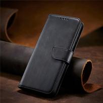 Odinis dėklas, skirtas Samsung Galaxy S5 S6 S7 S8 S9 S10 S10E Edge Plus 5G atverčiamas dėklas Piniginės dangtelis sagtis kortelių lizdai stovo krepšio apsauginė rankovė Galaxy S10E juoda