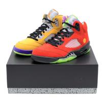 CZ5725-700 Nike Air Jordan 5 Retro What the Saulėtai oranžinė raudona geltona (Vyriški) 4 red