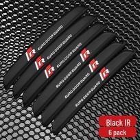 Automobilio durų krašto apsauga nuo susidūrimo, apsauginė juosta šoninių durų kraštams, atspari įbrėžimams, universali (Įvairios spalvos/stiliai) 6PCS black