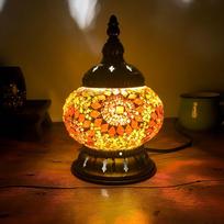 Atmosferos LED Maža Naktinė Lemputė Romantiška Turkija Retro Etninis Stilius Miegamojo Dekoracija Stalo Atmosferos Šviesa
