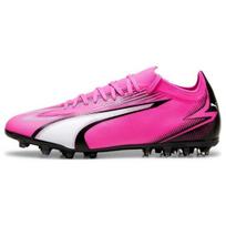 Puma Ultra Match Mg Comfortable Versatile Football Shoes Men Football Shoes Pink Black White 107756-01 44.5 pink