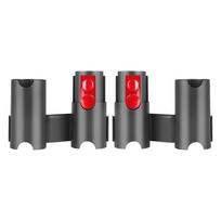 Dulkių siurblio priedai Sieninis laikiklis - Šepetėlio galvutės ir antgalio laikiklis organizatorius V7/V8/V10/V11/V15 1 pair gray