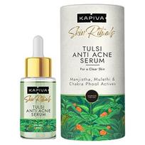 Kapiva Tulsi Anti-Acne Serum 30 ml | Ayurvedic Acne & Blemish Control | Herbal Skincare for Clear Skin gray