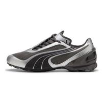 PUMA V-S1 Metallic unisex žemi plono paduko kasdieniai batai juodi sidabriniai 402953-03 EU 39 gray