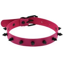 Sexy Punk Black Rivets Choker Collar Leather Bondage Cosplay Goth Jewelry Women Harness Gothic Necklace 43cm&Black rivets fuksija