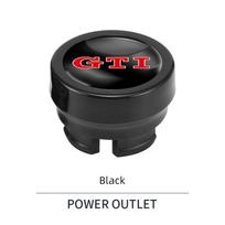 T322026 Hot VOLKSWAGEN Car Cigarette Lighter Cap Auto Lighter Dust Proof Cover Accessories For Volkswagen GTI Amarok Teramont Toura armijos žalia spalva