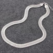 Necklace Chain Plate Shorts Annular Choker Jewelry AVE sidabras