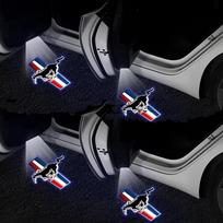 4 vnt. automobilio pasveikinimo šviesos durų šoninis projektorius, skirtas Ford Mustang ST RS Escort Kuga Fusion Ranger Fiesta Mk7 Focus 2 Mondeo C-Max wzjy07 zcfn1 4pcs gray