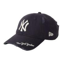 New Era 9FIFTY series solid color design, polyester fiber baseball cap, same style for men and women, Navy Blue Asian Version S/M mėlyna