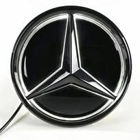 HOT Car Front Grill Logo Light LED Badge Sticker Luminous Decorative Light Mercedes Benz Amg A B C GLK GLE W205 W204 W213 W2531 NEW w205