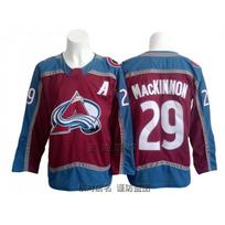 Vintažiniai Colorado Avalanche ledo ritulio marškinėliai 92 Makar Mackinnon Retro siuvinėtas uniforminis vyriškas XXXL Chest 60cm gray
