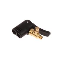 Bicycle Air Nozzle Brass Portable Inflatable Pump Bike Tire Air Chuck Pump Valve Connector Adapter Bicycle Tyre Wheel Valve Part as the picture black