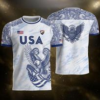 America Soccer Jersey Mens Womens USA Football Team Jersey United States Quick Dry T-shirt 2026 Game Day Outfit For Fans Gift 4XL