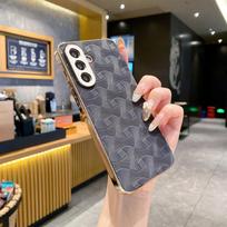 Retro Leather Phone Cover For Samsung Galaxy A56 A55 A54 A53 A36 A35 A34 A26 A25 A24 A16 A15 A14 A06 4G 5G Case Shockproof Coque A55 5G gray