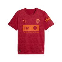 Puma Valencia CF 25/26 Away Edition Simple Comfortable Versatile Football Jersey Men jerseys 780194-05 L red