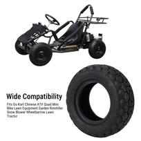 4.10/3.50-6 Tubeless Tire Tubeless Puncture Proof Go Kart Off Road Tyre for Chinese ATV Quad Mini Bike Lawn Equipment Garden Rototiller black