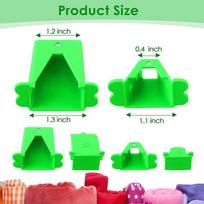 1 Set Fabric Tube Maker Fabric Roll Rugs Bias Tape Maker Suitable For Fabric DIY Making Fabric Roll Rugs Easier green