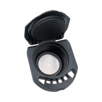 Reusable Coffee Capsule Conversion Trays for Dolce Gusto Powder Capsules DIY Flavor Espresso juoda