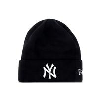 New Era MLB joint model knitted solid color 100% acrylic knitted fleece hat, same style for men and women, navy blue 12122727NEWYORKOTC mėlyna