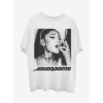 2026 Summer New Ariana Grande Sweetener World Tour Double-Sided T-Shirts Printed Luxury Brand Cotton T-shirt for Men and Women 2XL white