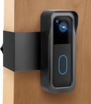 Hole-free anti-theft doorbell bracket universal adjustable wall mount Black black